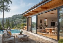 Creating an indoor outdoor flow with sliding glass walls Creating an indoor outdoor flow with sliding glass walls