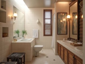 Bathroom spa design on a realistic renovation budget