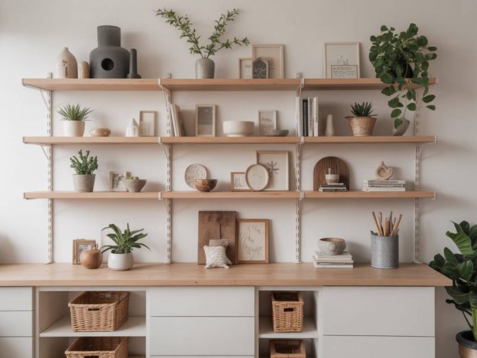 How to style open shelving without visual chaos